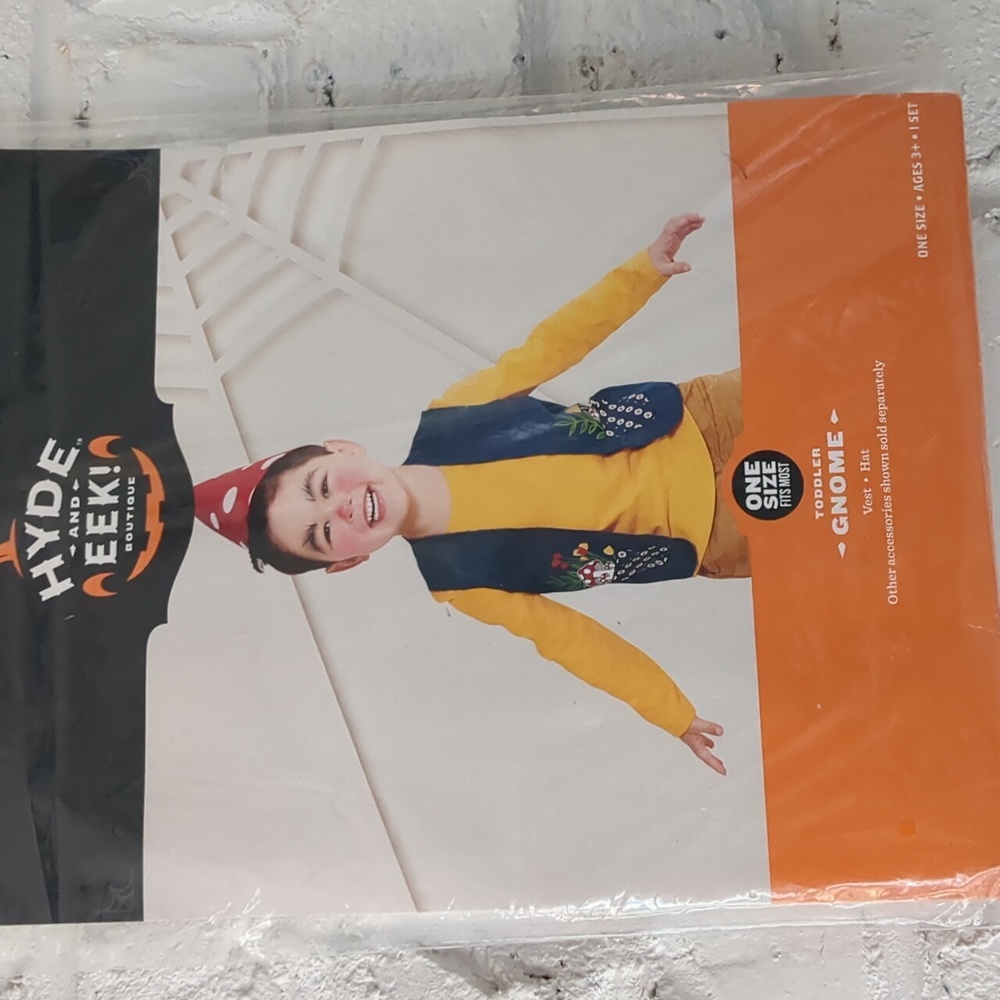 NWT Hyde & Eek! Toddle Gnome Vest and Hat